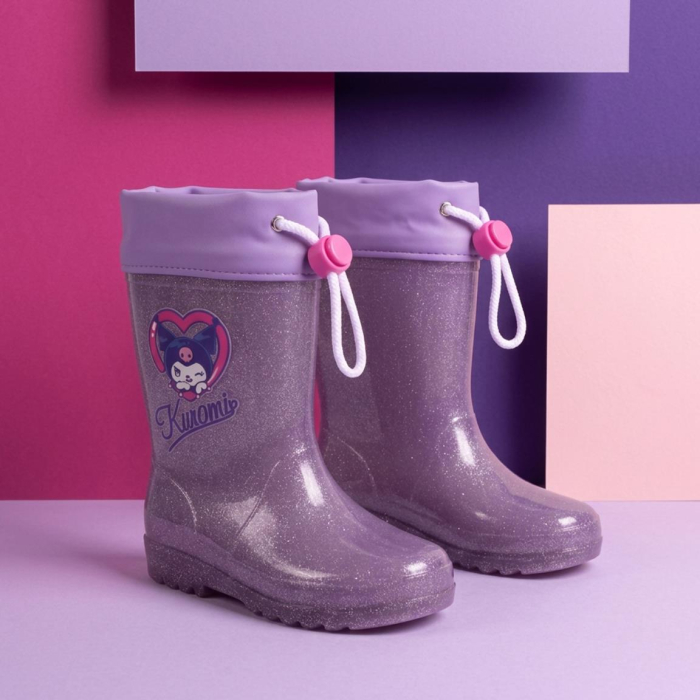 Cizme de ploaie din PVC cu design Hello Kitty Kuromi [6]