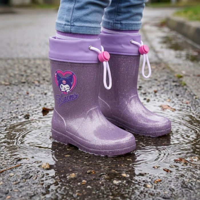 Cizme de ploaie din PVC cu design Hello Kitty Kuromi [7]