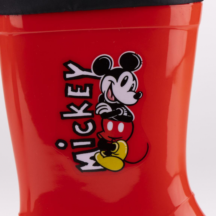 Cizme din cauciuc cu siret Happy Mickey Mouse [5]