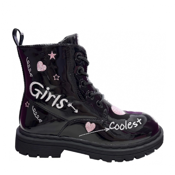 Ghete imblanite din piele eco lacuita Cooles Girl [8]