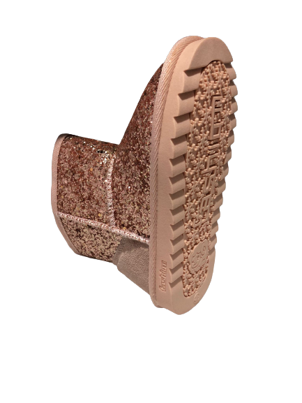 Cizme sclipici Pink, imblanite [2]