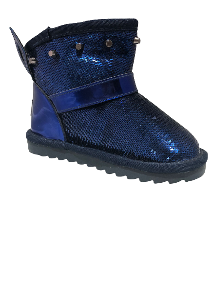 Cizme paiete bleumarin, imblanite [2]