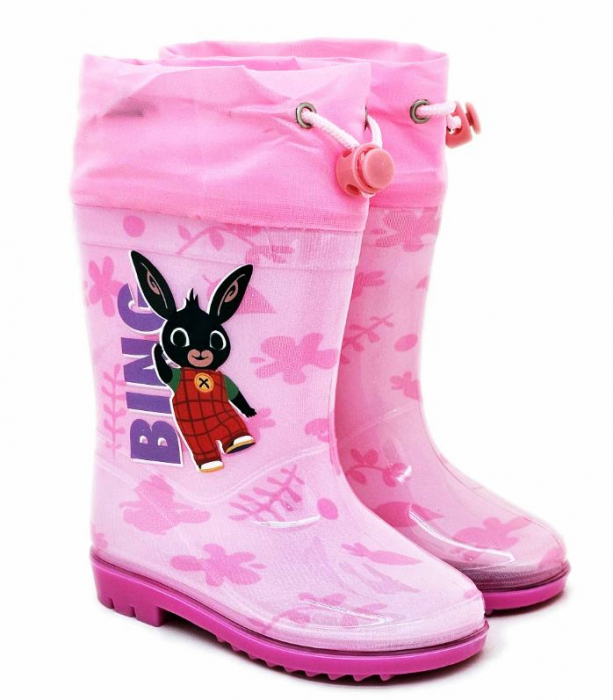 Cizme PVC cu siret pentru fete, Bing [2]