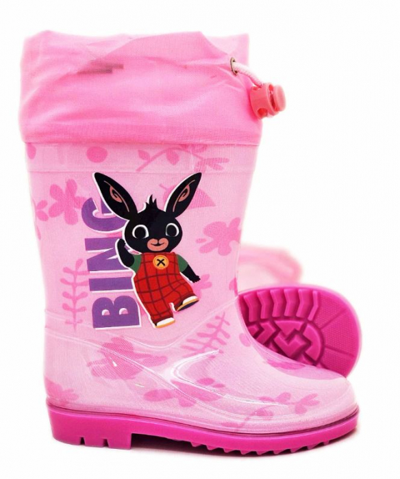 Cizme PVC cu siret pentru fete, Bing [1]
