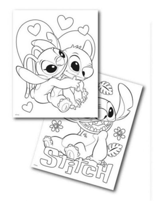 Coloreza dup─â numere Lilo & Stitch [3]
