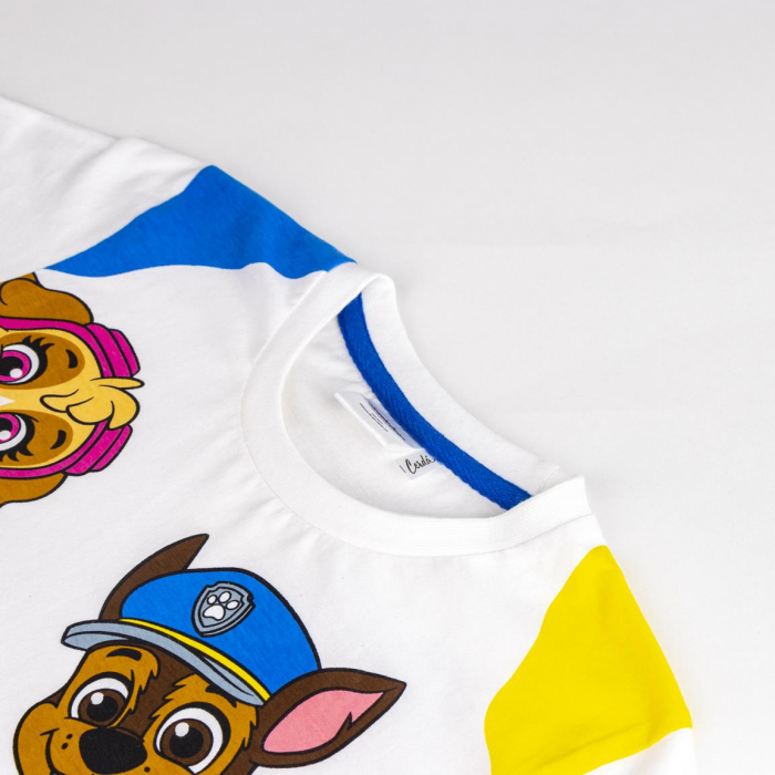 Compleu de vara, maneca scurta, amestec bumbac, Paw Patrol [4]