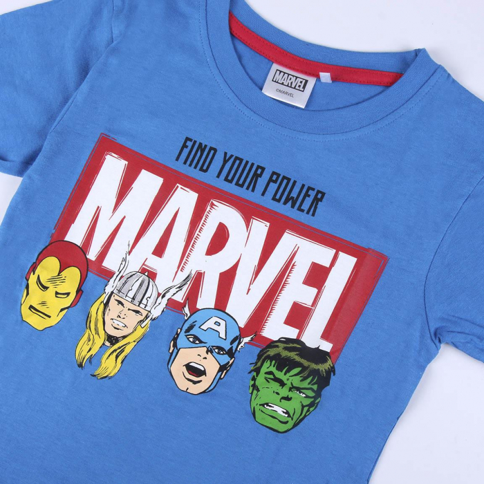 Complet de vara, maneca scurta, bumbac, Avengers [3]