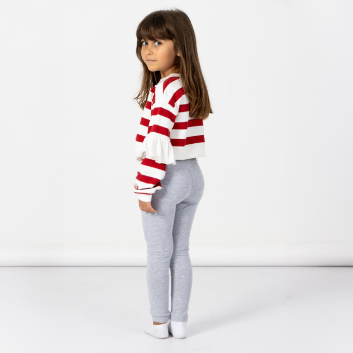 Compleu 2 piese colanti si top cu volane, Minnie Mouse [2]