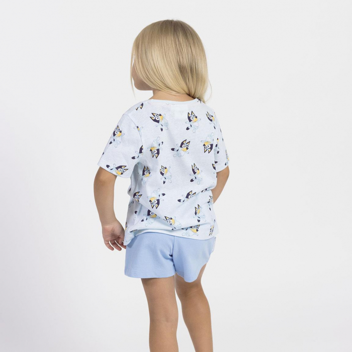 Compleu 2 piese din bumbac, maneca scurta Bluey [5]