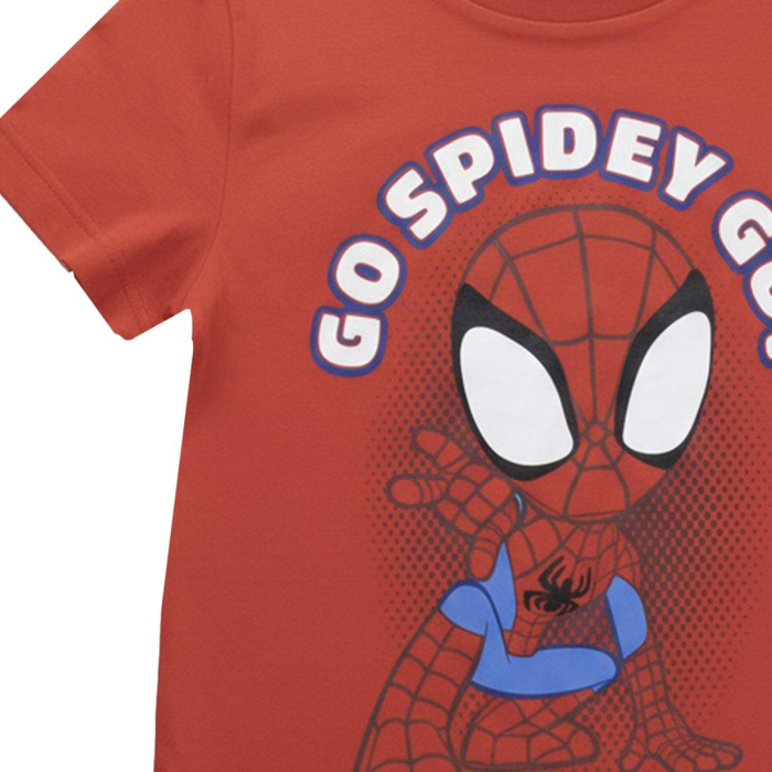 Compleu 2 piese din bumbac, maneca scurta Go Spidey - Spiderman [5]