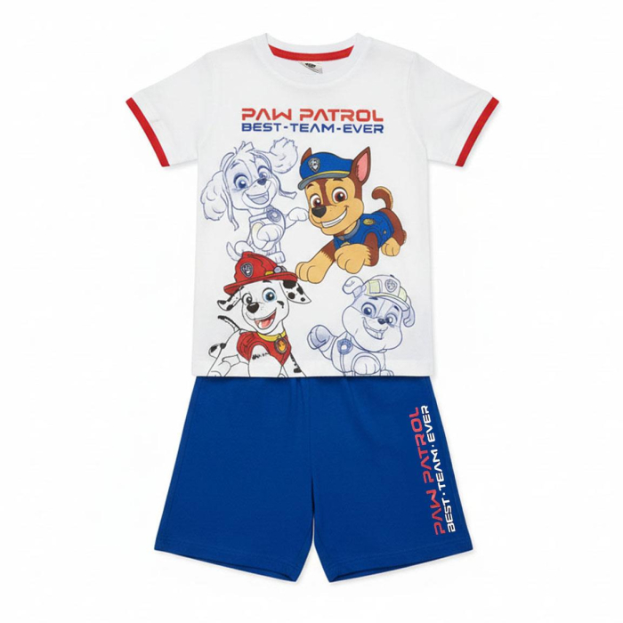 Compleu 2 piese din bumbac, maneca scurta Paw Patrol Best Team [2]