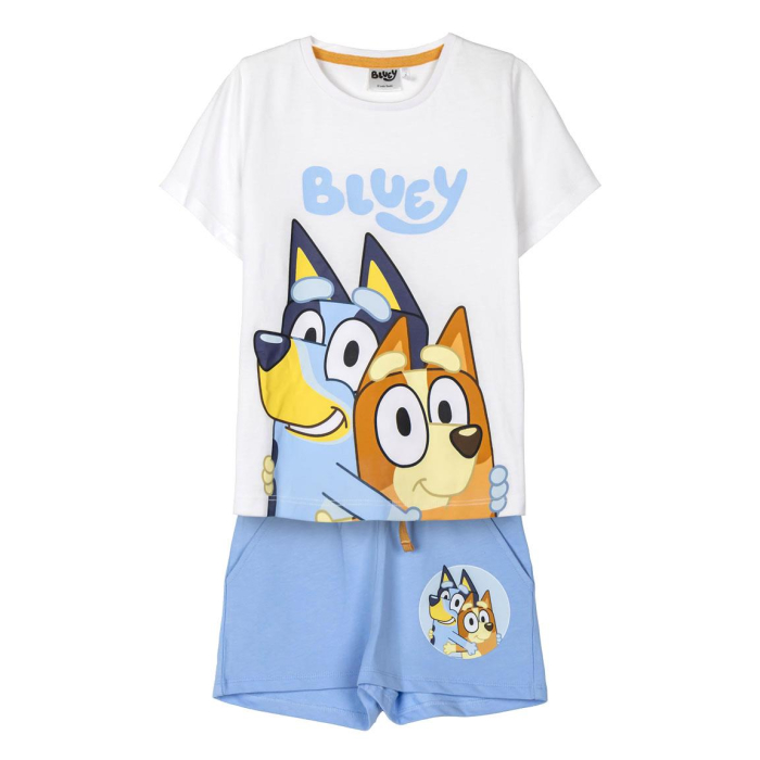 Compleu 2 piese mânecă scurtă Bluey si Bingo pentru băieți [3]