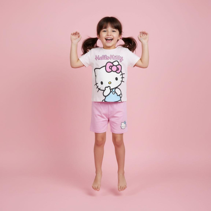 Compleu 2 piese, maneca scurta Hello Kitty [6]