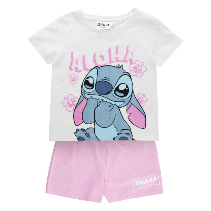 Compleu 2 piese, maneca scurta Lilo & Stitch Aloha [3]