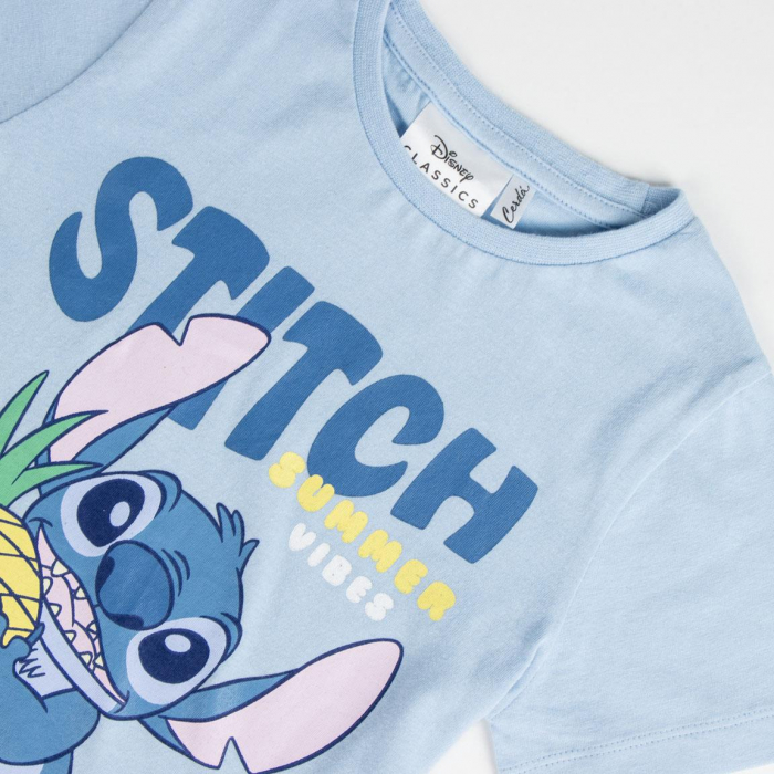 Compleu 2 piese, maneca scurta Lilo & Stitch Summer Vibes [3]