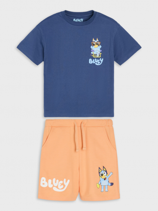 Compleu din jerseu 2 piese cu maneca scurta Bluey [1]