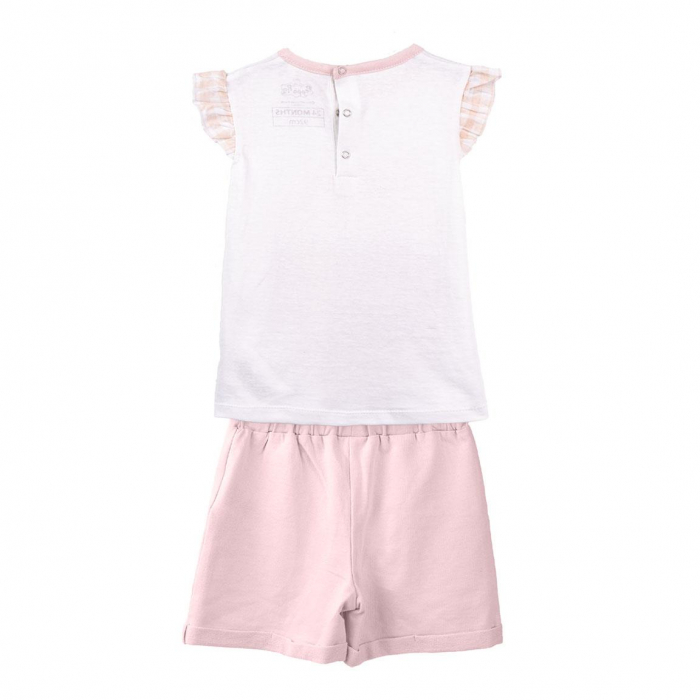 Compleu de vara, maneca scurta, bumbac, bebe Peppa Pig [2]