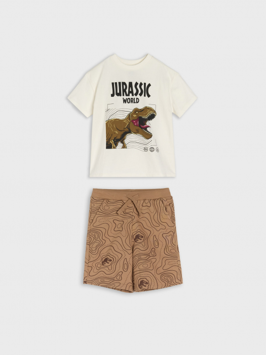 Compleu din bumbac 2 piese cu maneca scurta Jurassic World [1]
