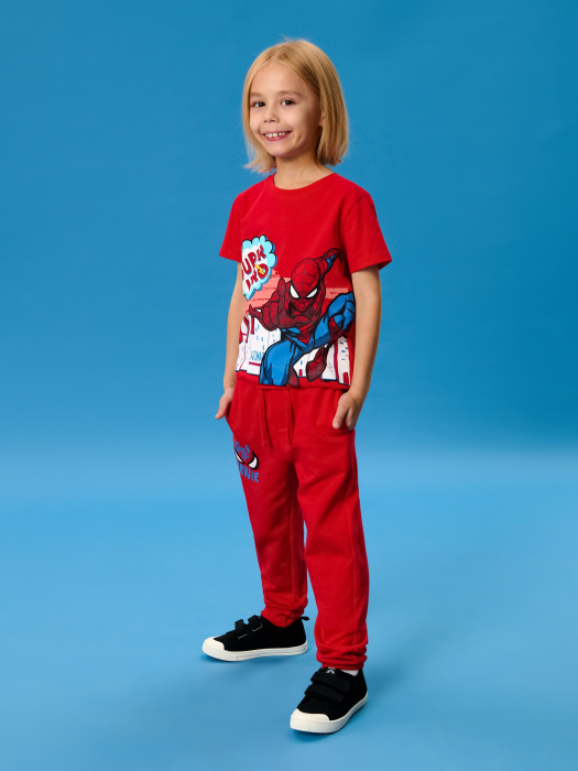 Trening 2 piese cu tricou maneca scurta, Spider-Man [4]