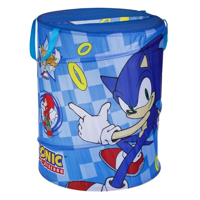 Cos textil pliabil Sonic pentru jucarii 46x57cm [2]