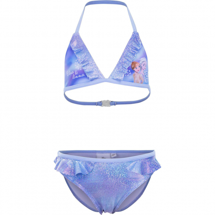 Costum baie 2 piese cu sclipici Frozen [1]