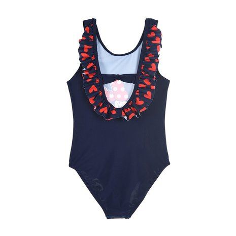 Costum baie intreg cu 2 volane Minnie Mouse [2]