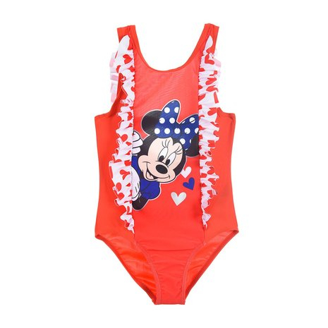 Costum baie intreg cu 2 volane Minnie Mouse [1]