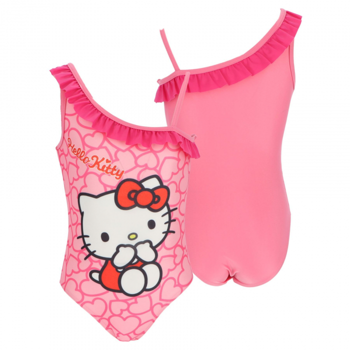 Costum baie intreg cu o bretea Hello Kitty [1]