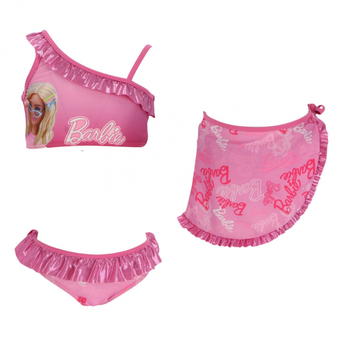 Costum baie 2 piese cu sarong, Barbie [1]