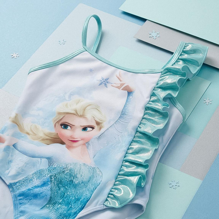 Costum baie intreg cu volanas Frozen si Olaf [7]
