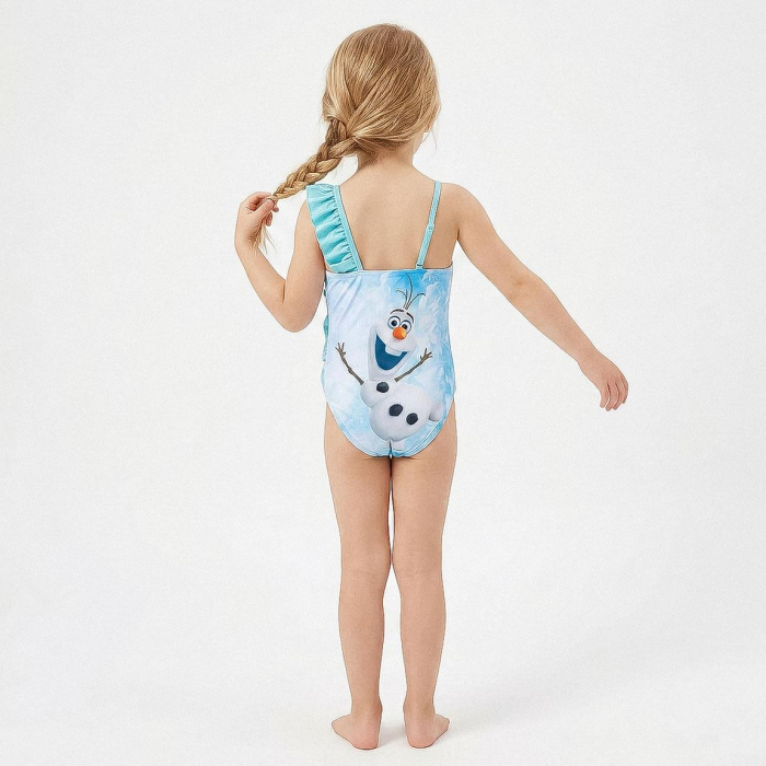 Costum baie intreg cu volanas Frozen si Olaf [5]