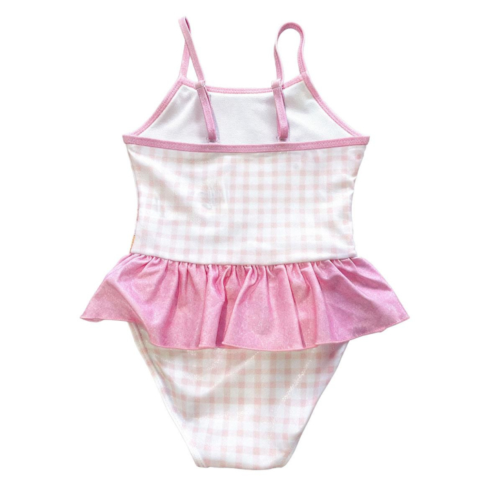 Costum baie intreg cu volanas Mica Sirena si Printesele Disney [2]