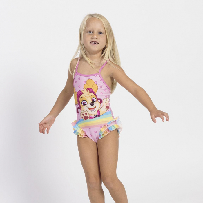 Costum baie intreg cu volanas Paw Patrol Skye [3]