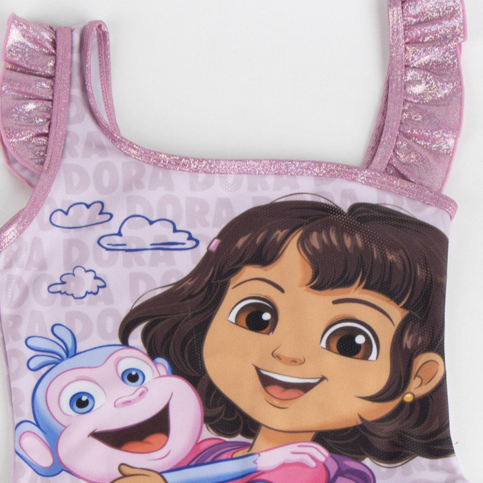 Costum baie intreg cu volanas Dora the Explorer [3]