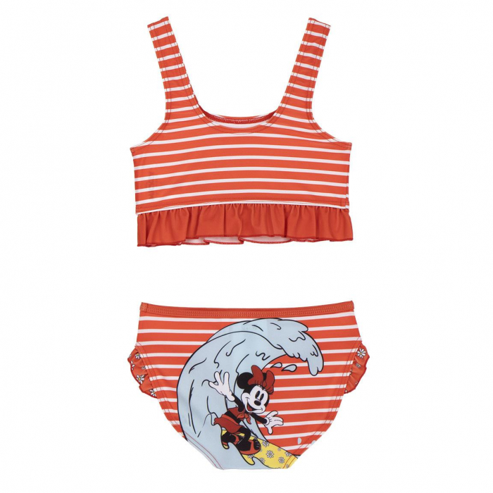 Costum de baie 2 piese cu bustiera, Minnie Mouse Disney [2]