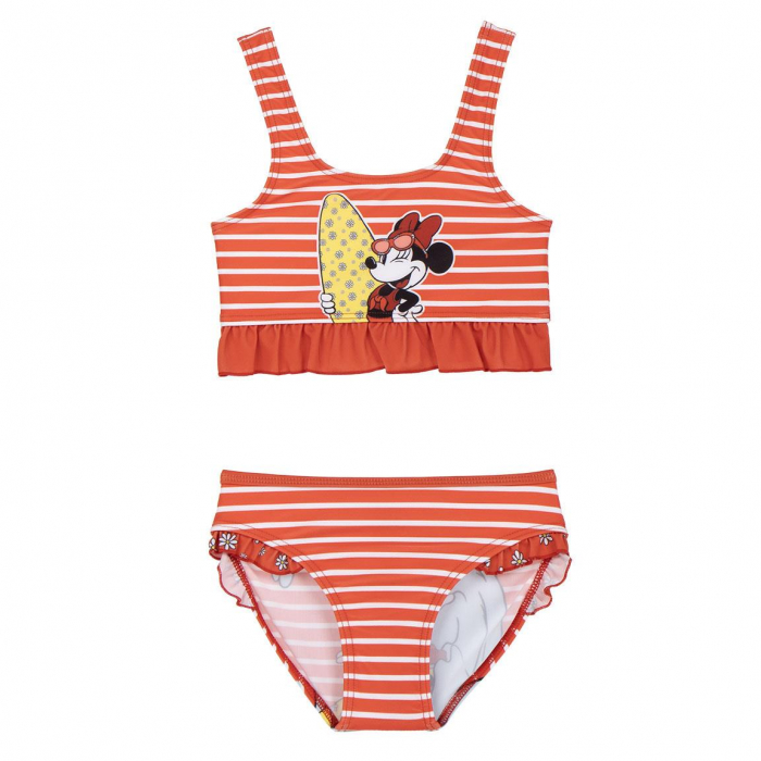 Costum de baie 2 piese cu bustiera, Minnie Mouse Disney [1]