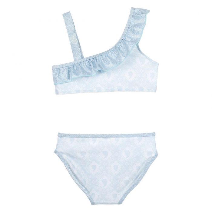 Costum de baie 2 piese cu volan Frozen Disney [2]