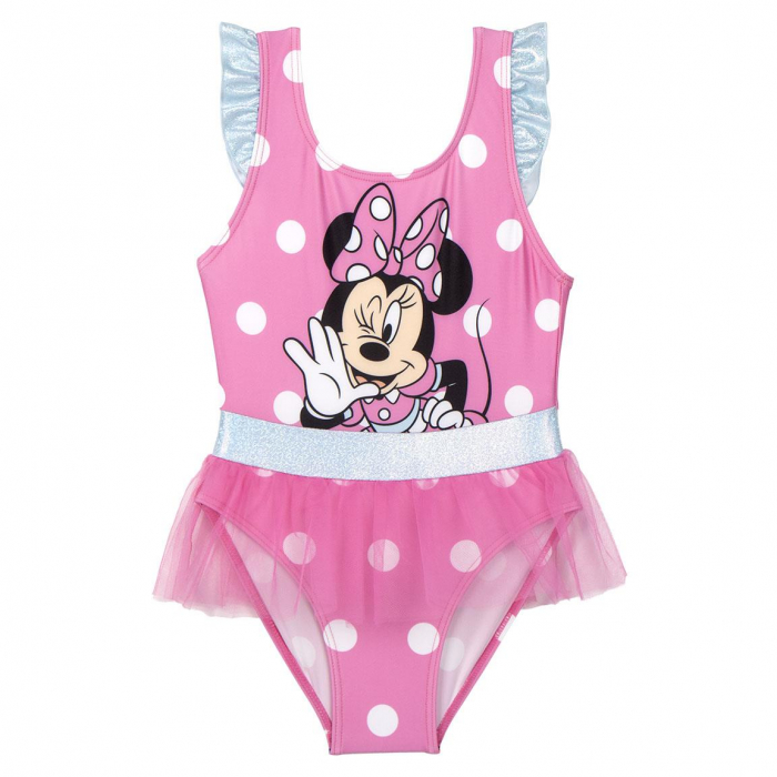 Costum de baie cu fusta si bulinute, intreg Minnie Mouse Disney [1]