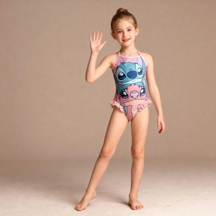 Costum de baie cu volanase pentru fete, Lilo & Stitch [5]