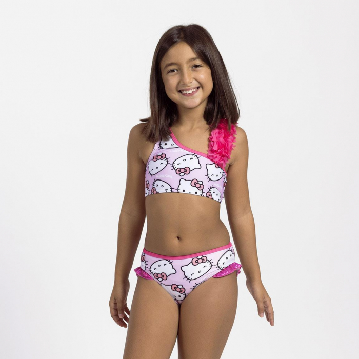 Costum de baie fete, 2 piese Hello Kitty [3]