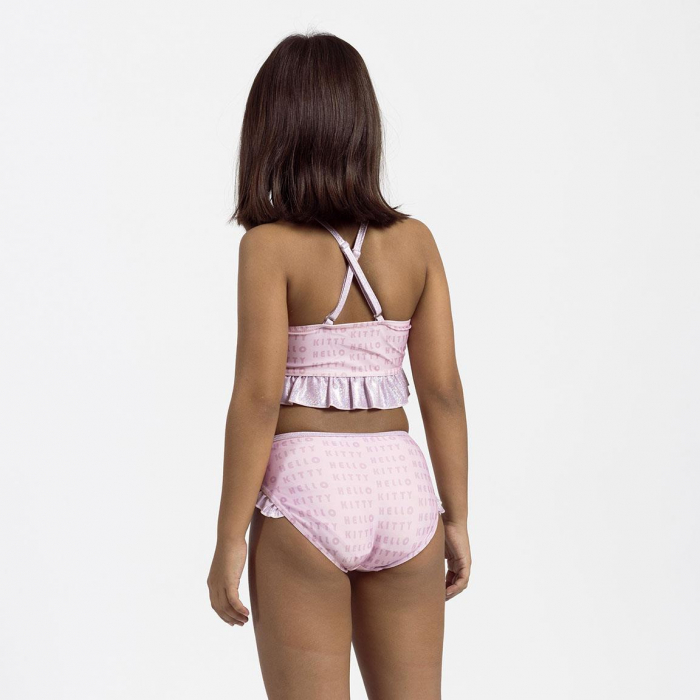 Costum de baie fete cu fundite, 2 piese Hello Kitty [4]