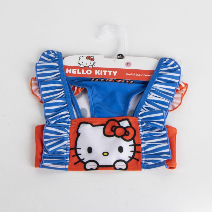 Costum de baie fete cu volane, 2 piese Hello Kitty [5]