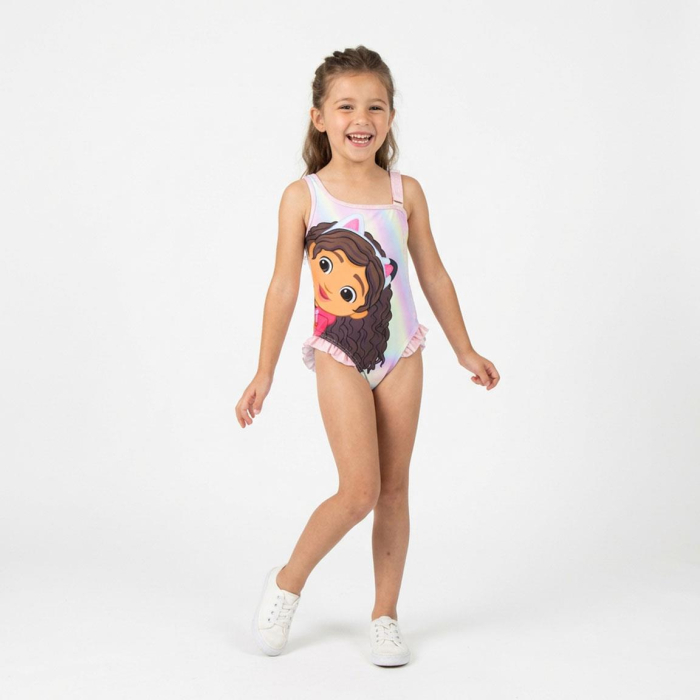 Costum de baie intreg cu volanase, Friend & Gabby's Dollhouse [4]
