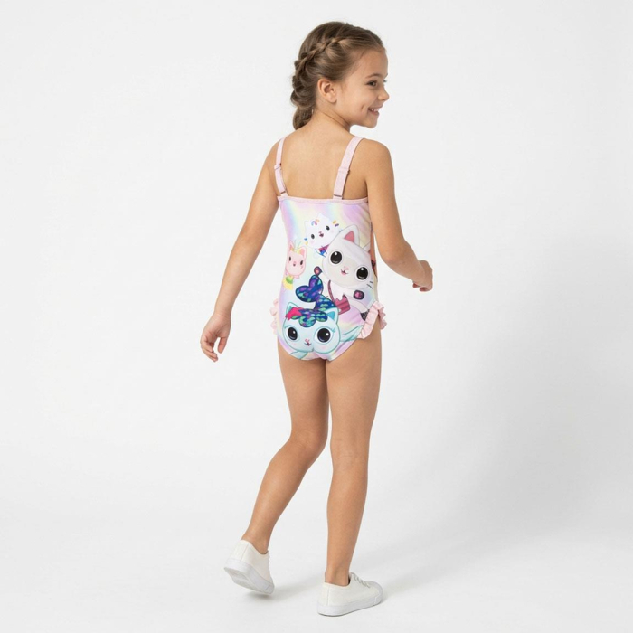 Costum de baie intreg cu volanase, Friend & Gabby's Dollhouse [5]