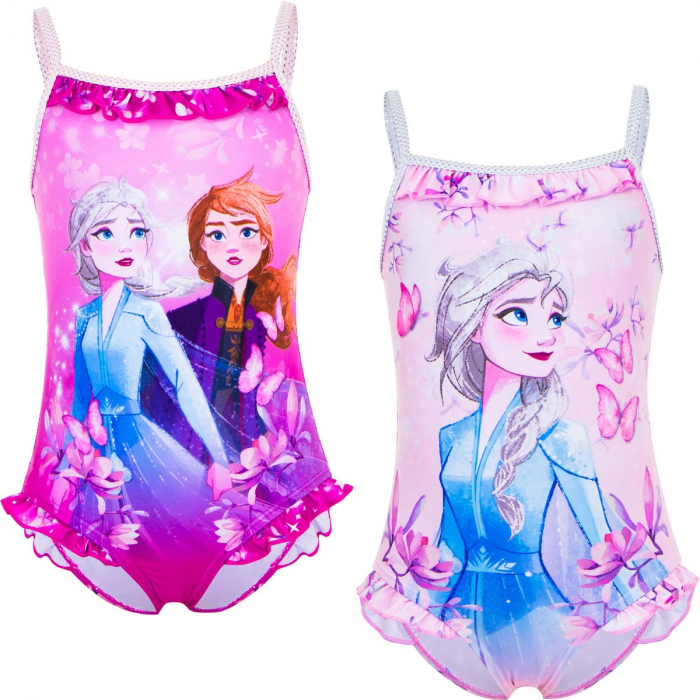 Costum de baie intreg cu volanase Frozen Disney [4]