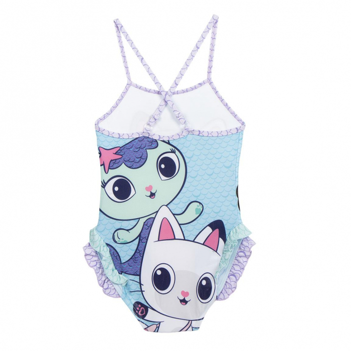 Costum de baie intreg cu volanase, Gabby's Dollhouse [2]