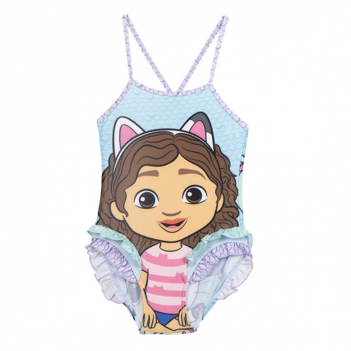 Costum de baie intreg cu volanase, Gabby's Dollhouse [1]