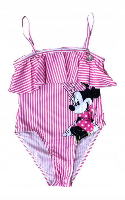 Costum de baie pentru fete, intreg cu volan Minnie Mouse Disney [1]