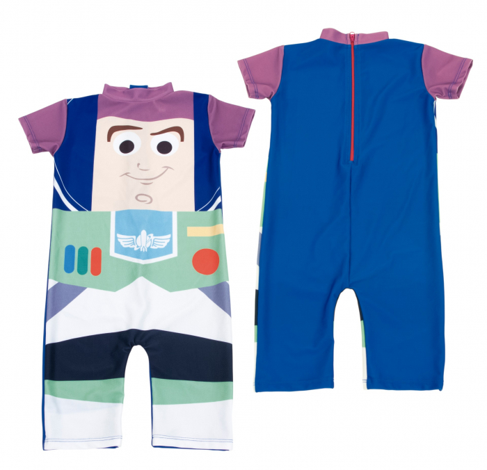 Costum de baie UV cu maneci scurte si fermoar Toy Story [3]