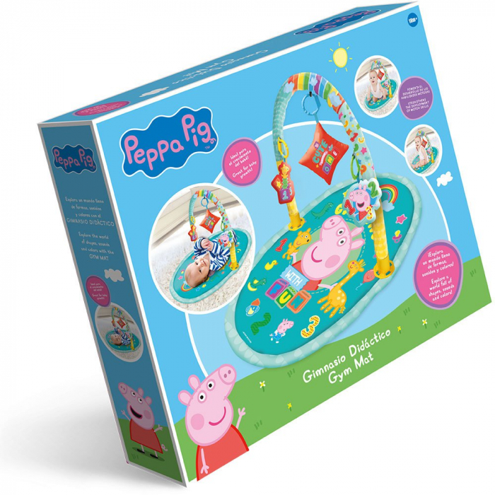 Covoras educational pentru bebelusi, Peppa Pig, 49.5x40x8.5 cm [2]